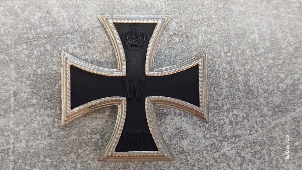 Eisernes Kreuz 1.Klasse 1870 Preussen - 14 Loth