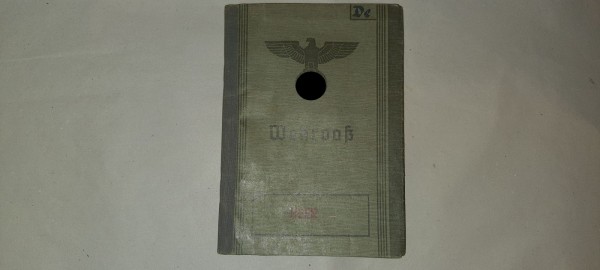 Wehrpaß, Einträge - Eisernes Kreuz 1914 2.Klasse und 1. Klasse