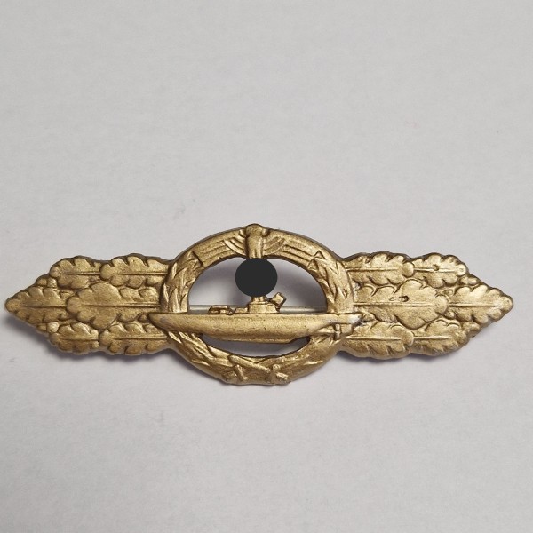 Kriegsmarine U-Boot Frontspange in Bronze