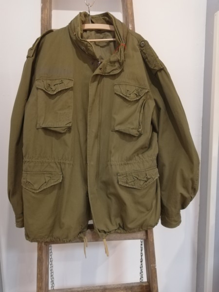 US Feldjacke M65 Oliv Grösse ca. Large gebraucht