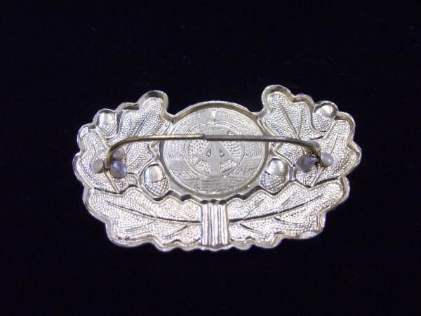 Mützenkranz, Post, Aluminium goldfarben Bild ist ein Muster !!!