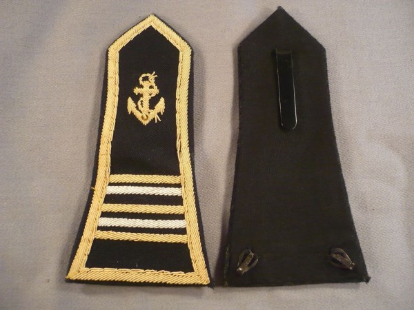Schulterklappen Fregattenkapitän - "Capitaine de Frégate"