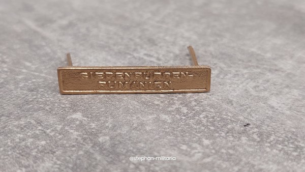 1.WK Gefechtsspange "Siebenbürgen-Rumänien" zur Denkmünze