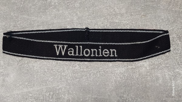Ärmelband Wallonien maschinengestickt für Mannschaften