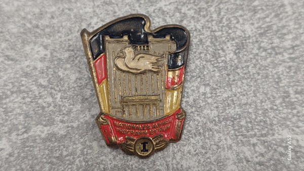 Abzeichen Nationales Aufbau Programm Berlin Stufe I