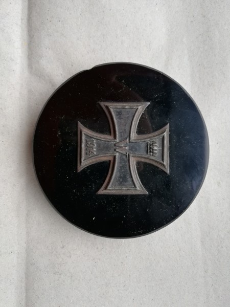 Briefbeschwerer mit Eisernes Kreuz 1914 Deutsch 1.WK