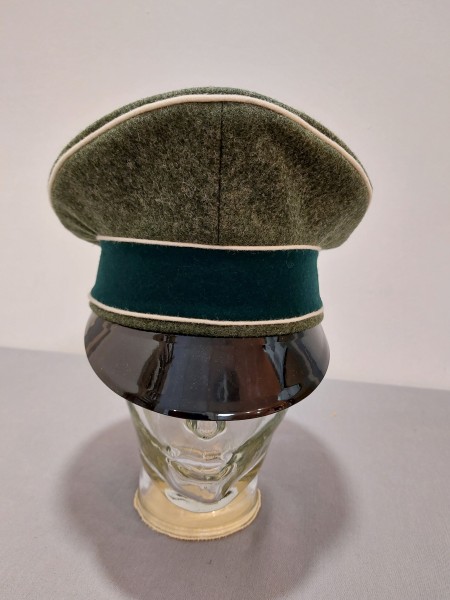 Wehrmacht Schirmmütze Infanterie, feldgrau melliert, Grösse 55