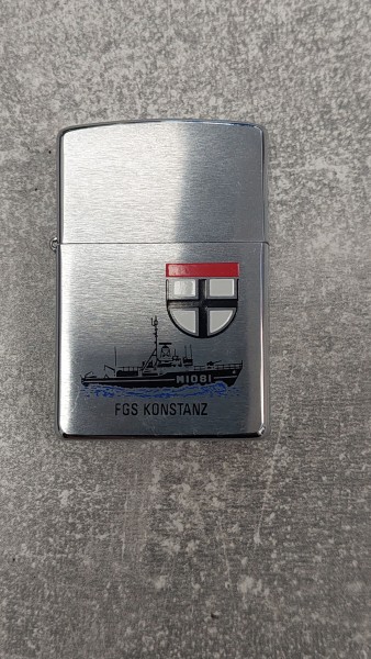 Bundeswehr Feuerzeug ZIPPO Marine FGS Konstanz von 1998