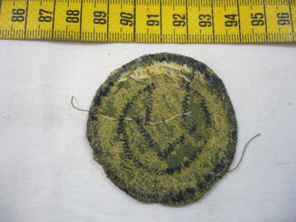 Armabzeichen 1st Logistic Command, tarnfarben ( OD ), Vietnam Herstellung