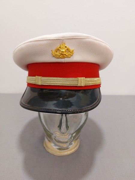 Feuerwehr Schirmmütze rot/weiß Grösse 57 - Kempf Muster