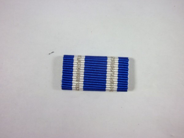 Nato Medaille weiß-blau-weiß-blau-weiß-blau-weiß Bandschnalle Ausführung 13x25mm 