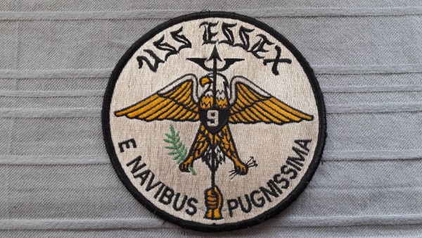 Verbandsabzeichen USS Essex E Navibus Pugnissima