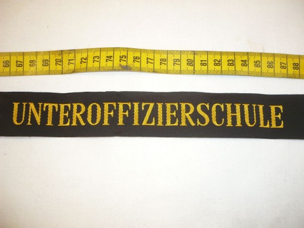 Mützenband, Unteroffizierschule
