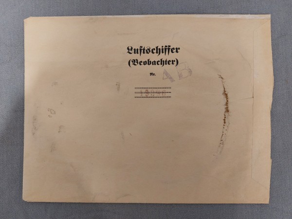 Preussen Kuvert für Luftschiffer (Beobachter) 17,5cm x 13,5cm