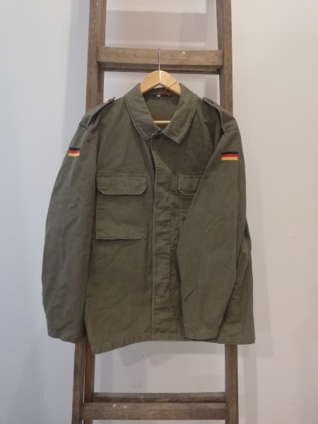 Bundeswehr Feldbluse/ Feldjacke Moleskin oliv Grösse 9 - 170-180/110 von 1988