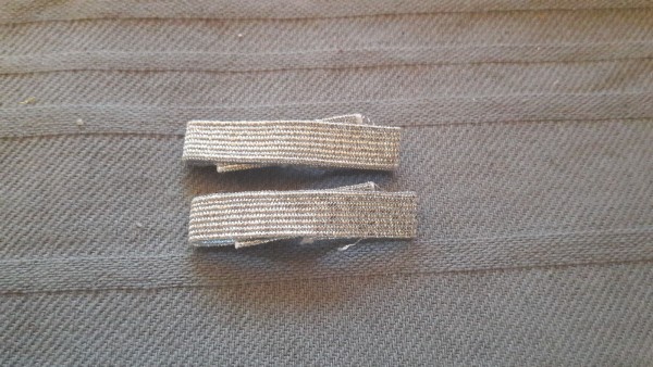Aufschiebeschlaufe, Flachlitze 4cm Durchgangsweite 7mm breit, silber