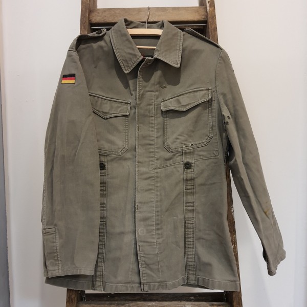 Bundeswehr Feldbluse/ Feldjacke Moleskin oliv Grösse 170-180/95 von 1974