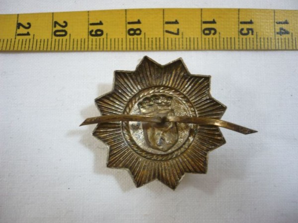 Berlin: Mützenstern, Polizei Berlin, alte Art, Metall, silber