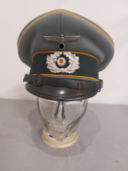 Wehrmacht Heer Schirmmütze Kavallerie bzw. Aufklärer Mannschaften Hersteller Grote Lüneburg