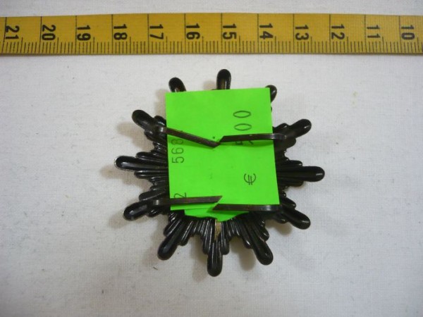 Bremen: Mützenstern, Polizei Bremen, Metall, zweiteilig