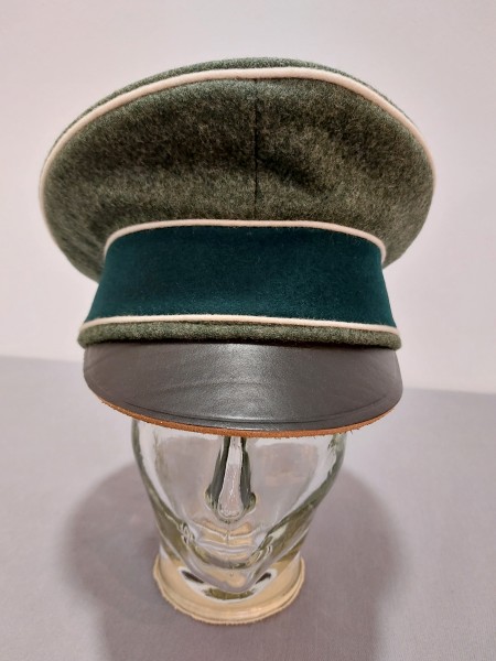 Wehrmacht Schirmmütze Infanterie, feldgrau melliert, Grösse 56