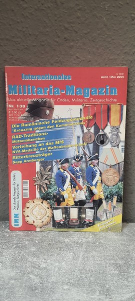Buch: Internationales Militaria Magazin Nr.138 April/Mai 2009
