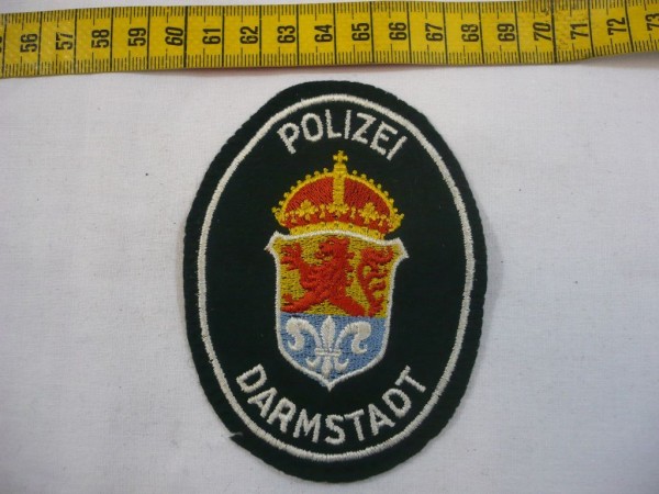 Hessen: Armabzeichen, Polizei Darmstadt, Alte Art, grün