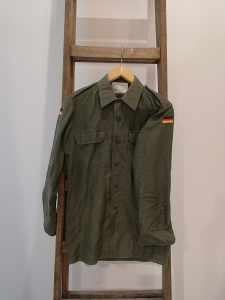 Bundeswehr Feldhemd oliv langer Arm Größe 37/38 gebraucht Original