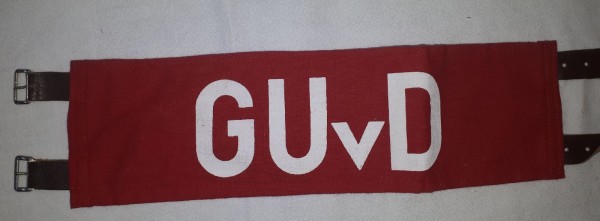 Armbinde GUvD, Gehilfe des Unteroffiziers vom Dienst- mit Schließe