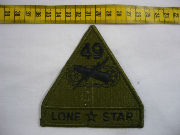 Armabzeichen 49th Armored Division, tarnfarben ( OD )