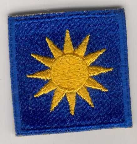 Armabzeichen 40th Infantry Division, bunt, 2. Weltkrieg