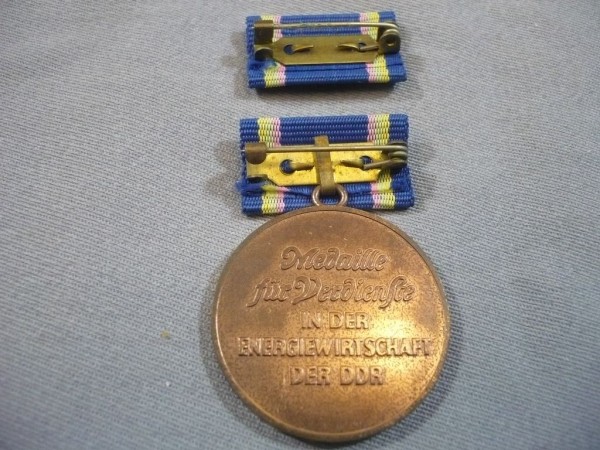 Medaille für Verdienste in der Energiewirtschaft der DDR in Bronze