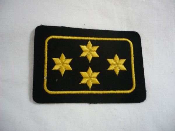 Allgemein: Dienstgradabzeichen Feuerwehr um 1950