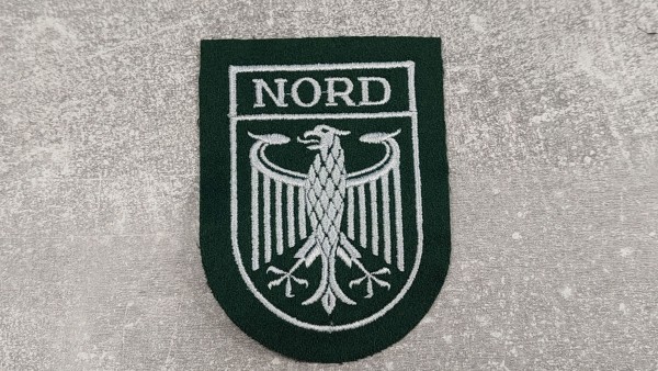 BGS Armabzeichen Adler mit NORD - Bundesgrenzschutz
