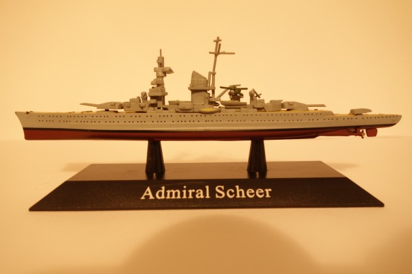MoModellschiff Admiral Scheer aus Metall Länge 20cm