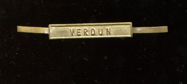 1.WK Gefechtsspange "Verdun" zur Kyffhäuser Denkmünze 1914/18