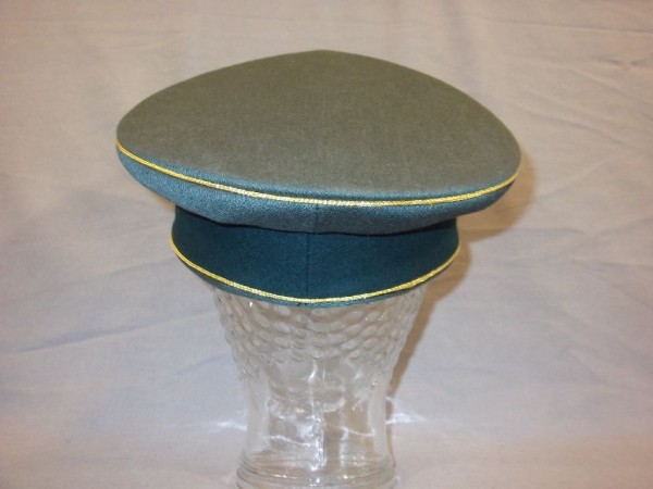 Schirmmütze, General, feldgrau, Trikot, Hersteller Erel, Lackschirm #Größe 55#, ohne Abzeichen