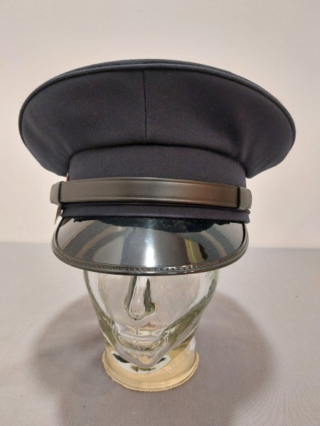 Polizei Schirmmütze Neue Art - blau mit Lüftungsgitter Grösse 57 - Kempf