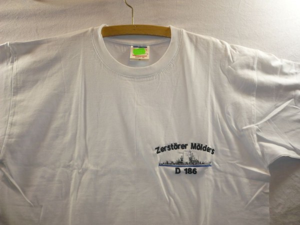 T-Shirt Zerstörer Mölders D186, #Grösse M#, weiß