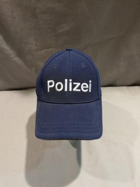 Polizei Baseballcap in blau Einheitsgröße mit dehnbaren Stoff