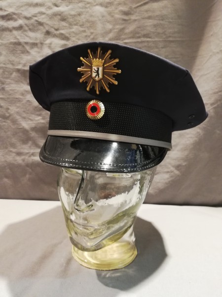 Polizei Berlin Schirmmütze blau 8-eckig Grösse 57