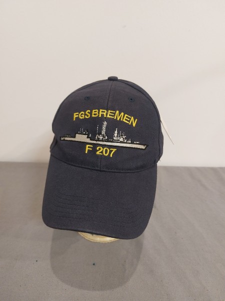Baseballcap FGS Bremen F207 blau flache Form