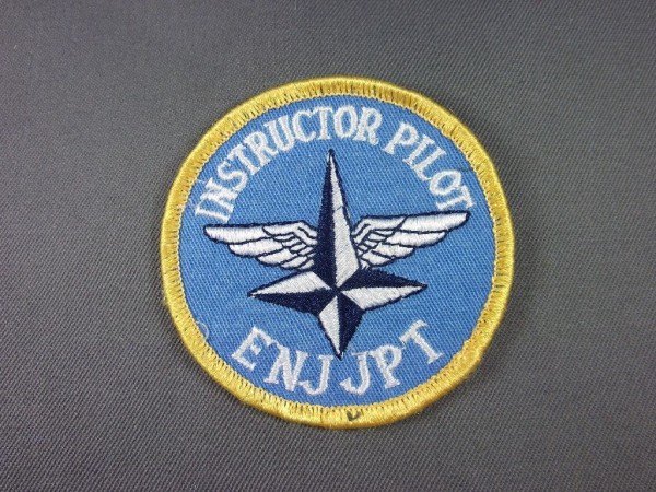 Aufnäher Patch EURO-NATO Joint Jet Pilot Training Instructor Pilot - Verbandsabzeichen NATO