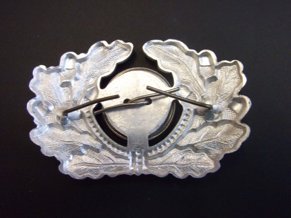Mützenkranz mit Kokarde Landstreitkräfte, Aluminium, Kokarde aufgelegt