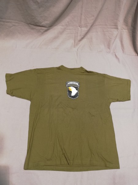 T-Shirt oliv USA 101st Airborne Größe L-Large