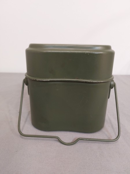 Bundeswehr Kochgeschirr/ Essgeschirr 3-Teilig in Metall, oliv Original gebraucht HSZ 84