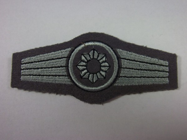 Tätigkeitsabzeichen, Feldjäger silber auf grau