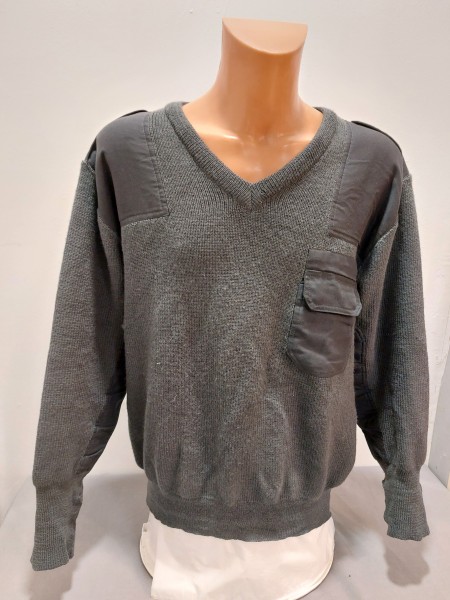 THW Pullover grau wie Bundeswehr Größe 56 gebraucht Original
