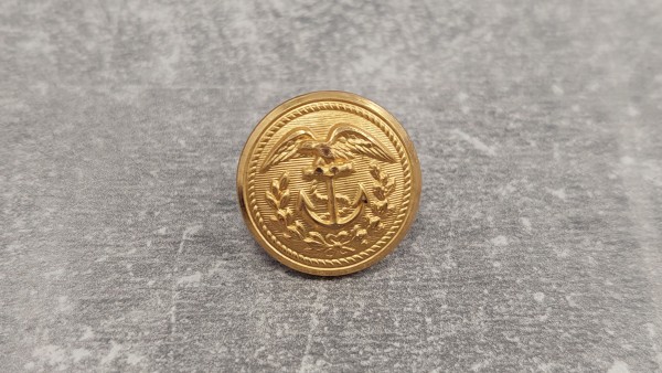 USA Knopf USN Navy 18mm gold 4 Stück