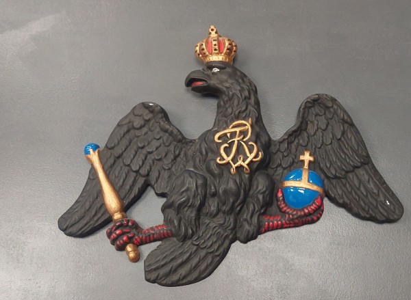 Preussen Wanddekoration - preussischer Adler mit FWR